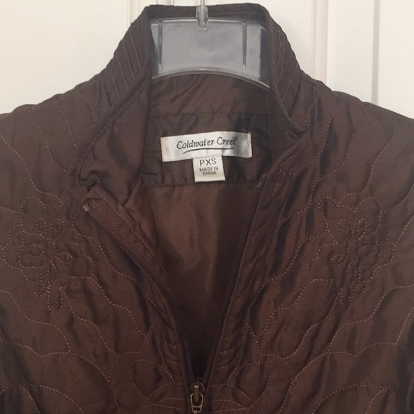 Brown Quilted Vest - Picture 4 of 9